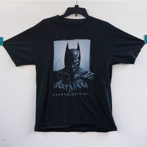 Batman Arkham Origins 2017 Video Game Promo T-Shirt Black Size L